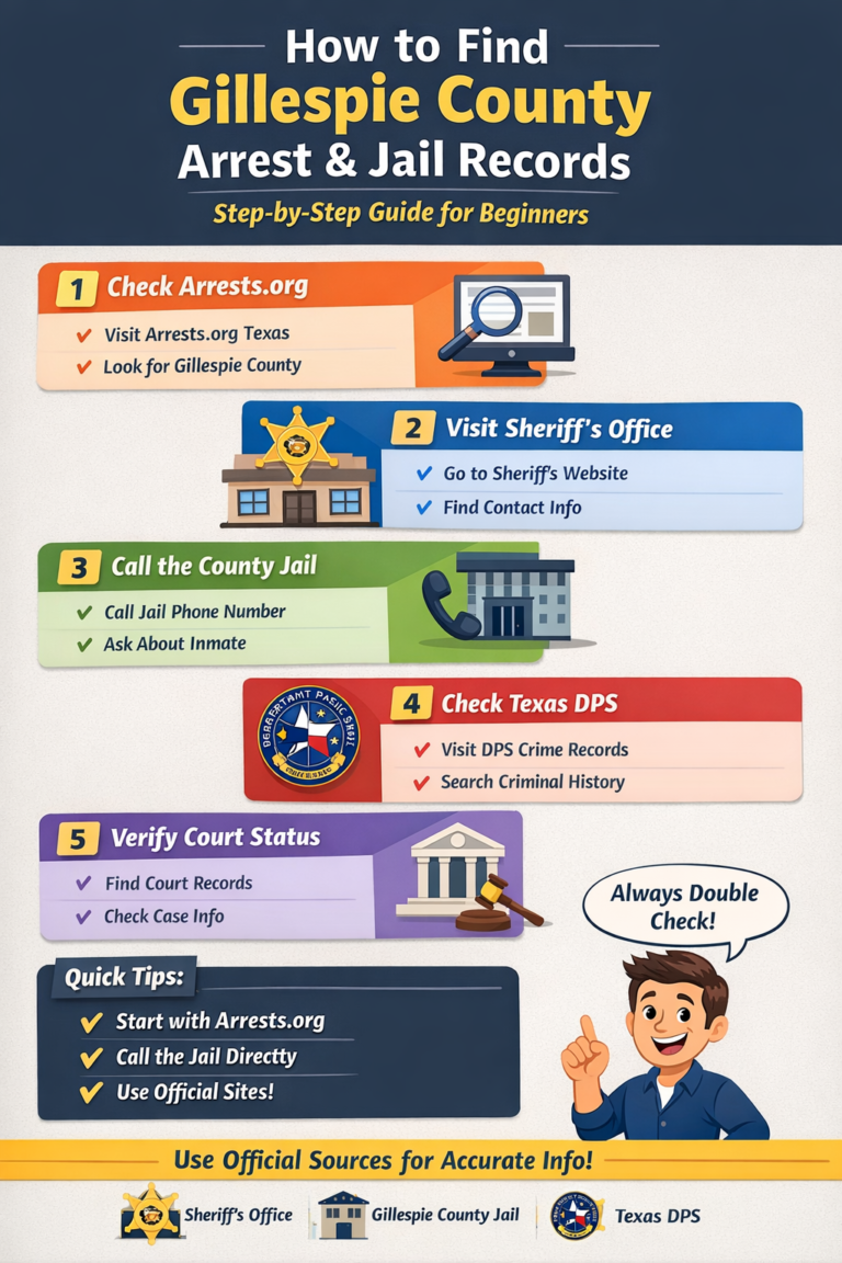 Texas arrests org Gillespie