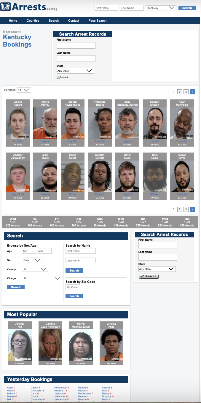 Kentucky.Arrests.org